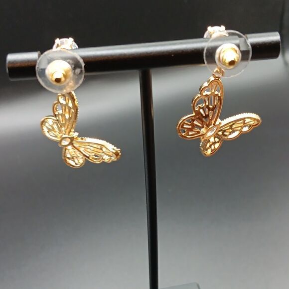 New 2 Pairs Butterflys Earrings Sets By Yaduda. New - Picture 6 of 10
